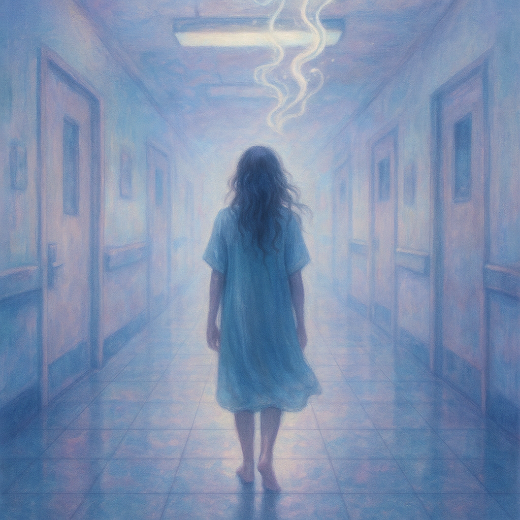 A dream of the quiet hospital corridor, seen from a Spiritual view