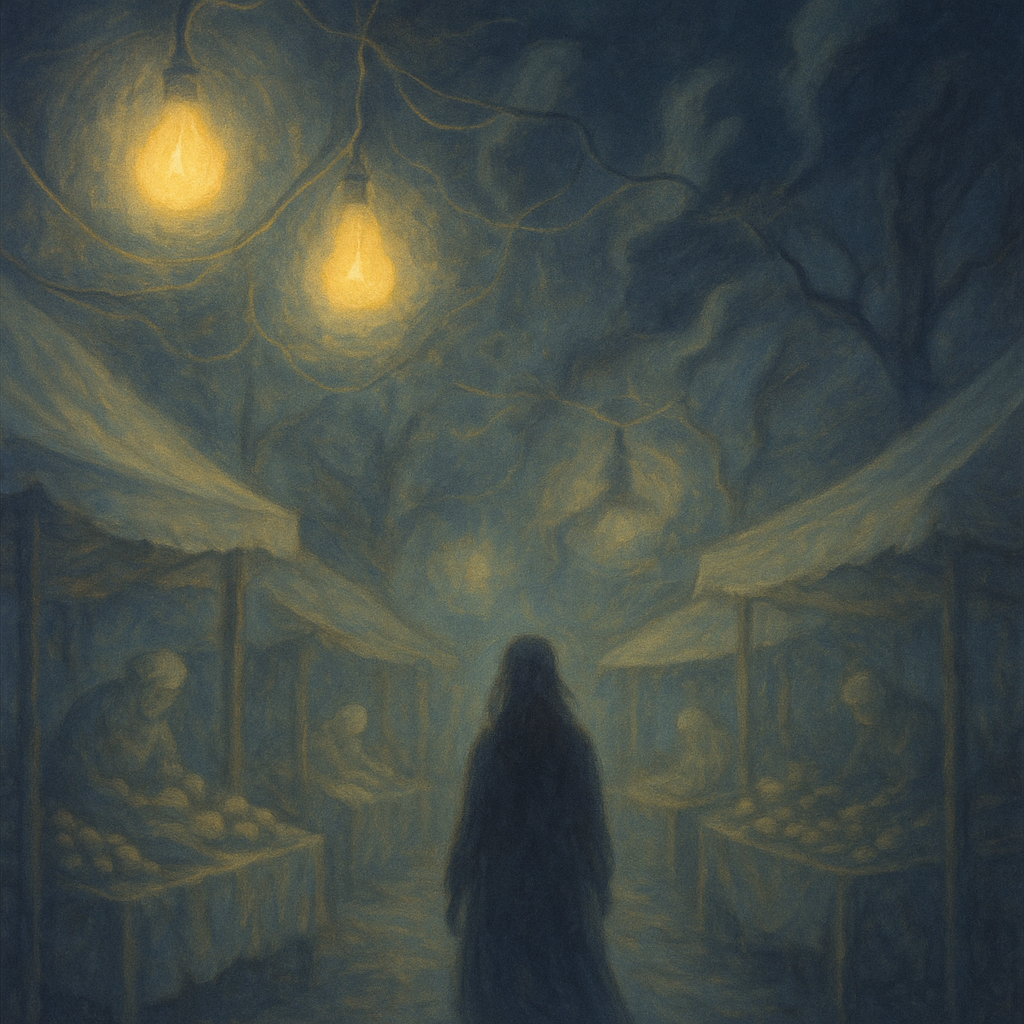 Dream of the market at night through a Christian lens