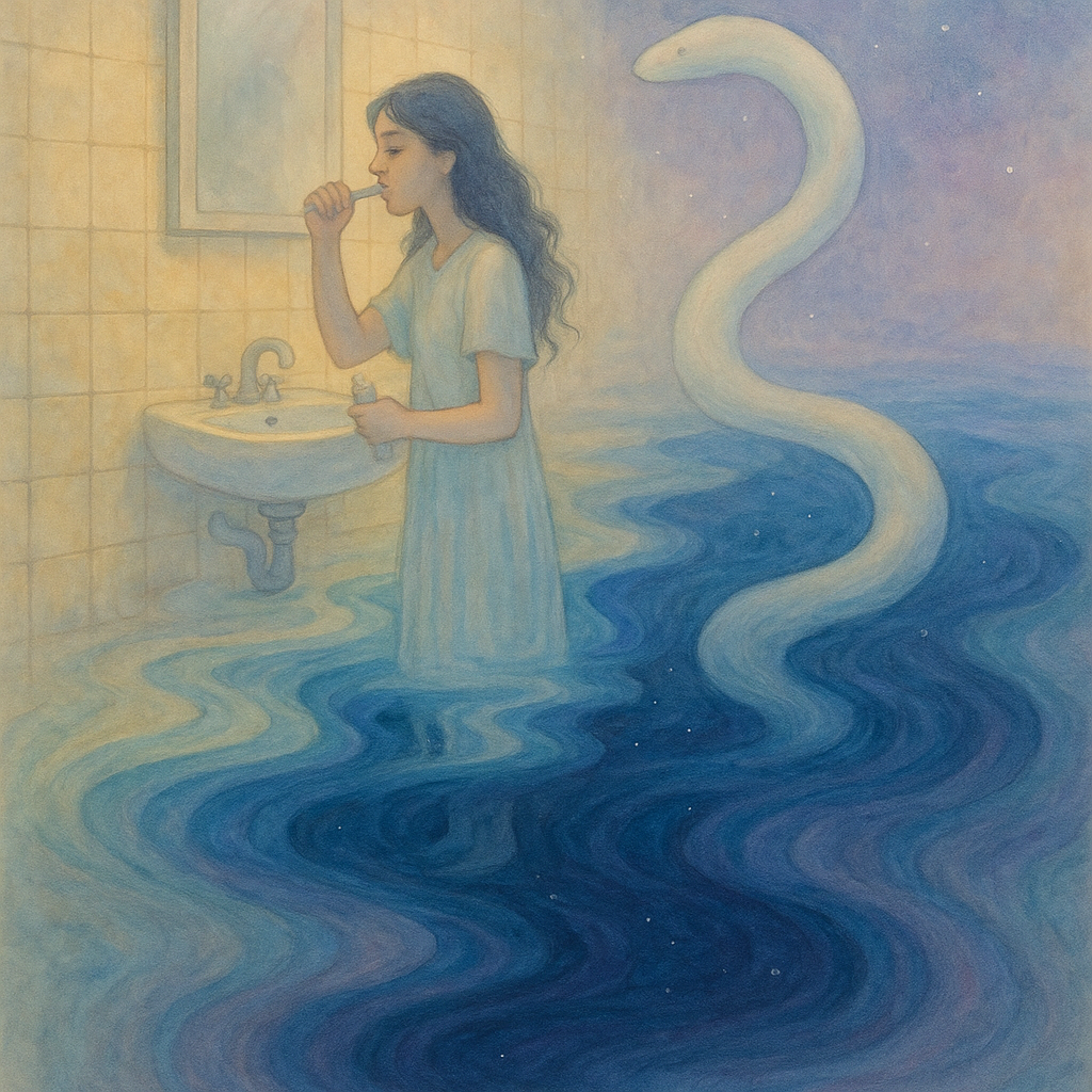 A dream of the river of light, seen from a Buddhist view