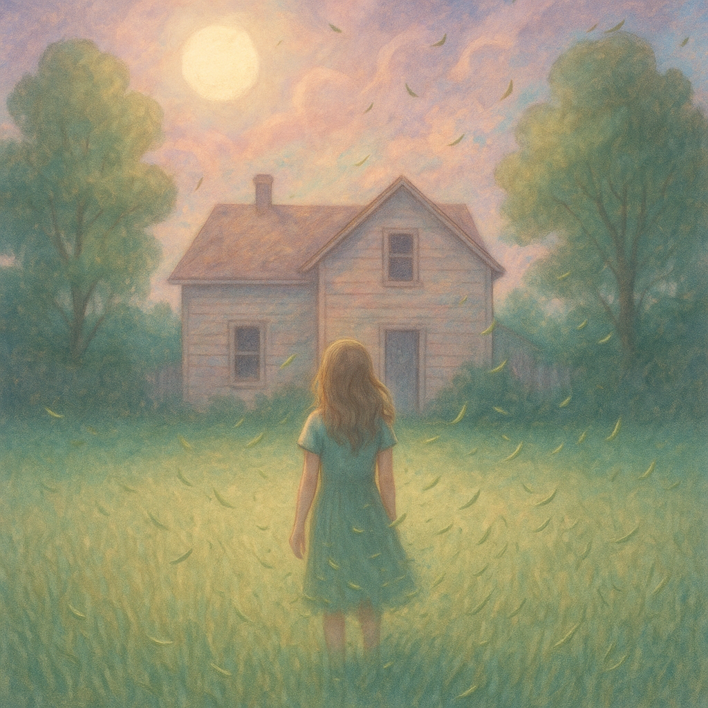 Dream of the childhood backyard through a Other lens
