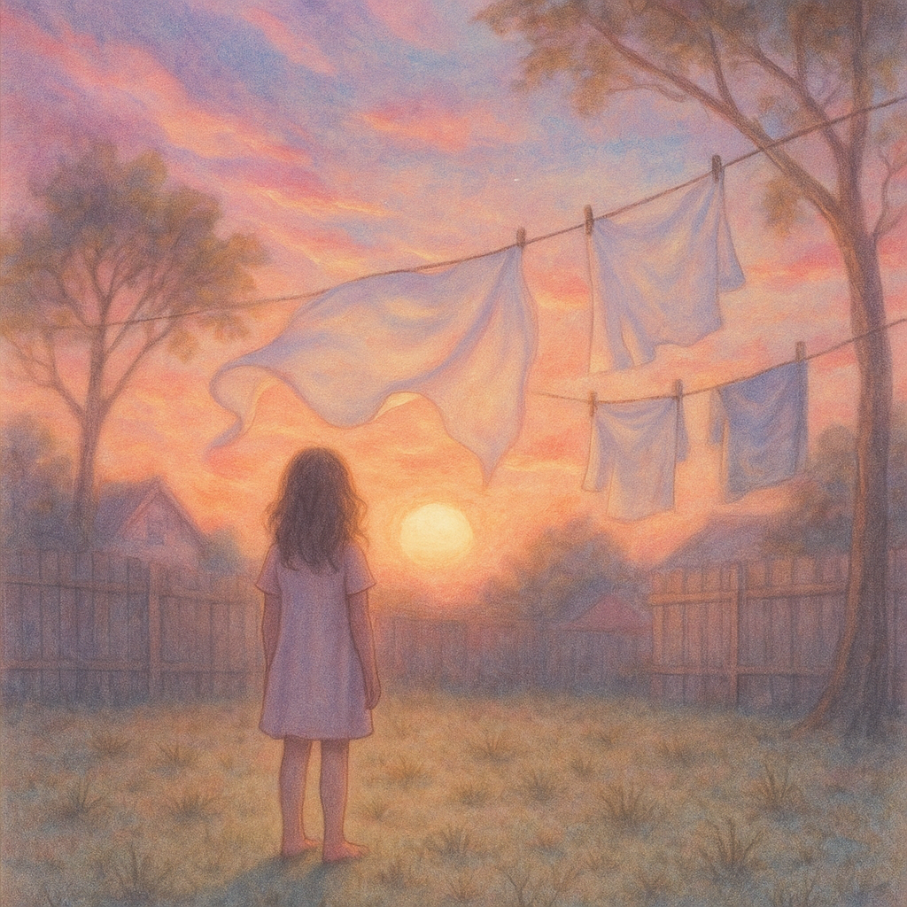 A Neutral take on the dream of the childhood backyard