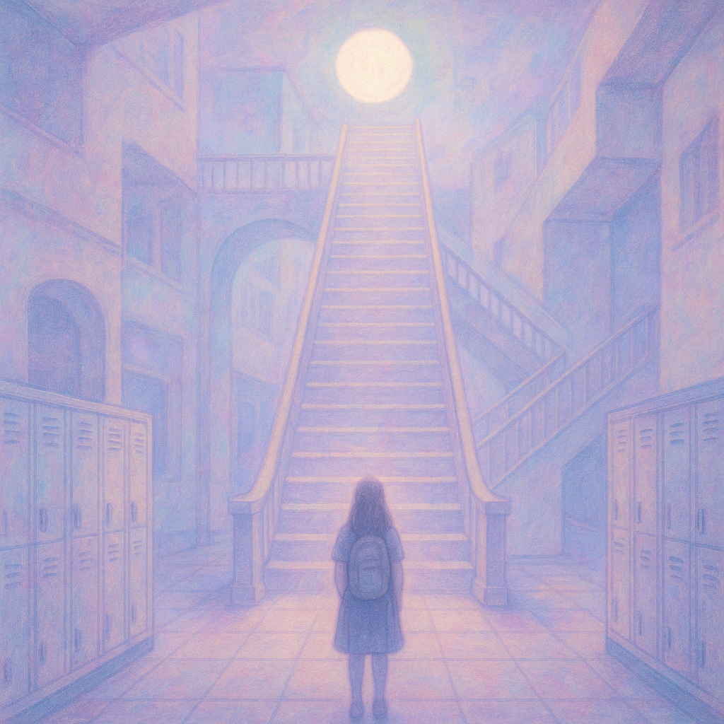Hindu reflections on a dream about the staircase that loops