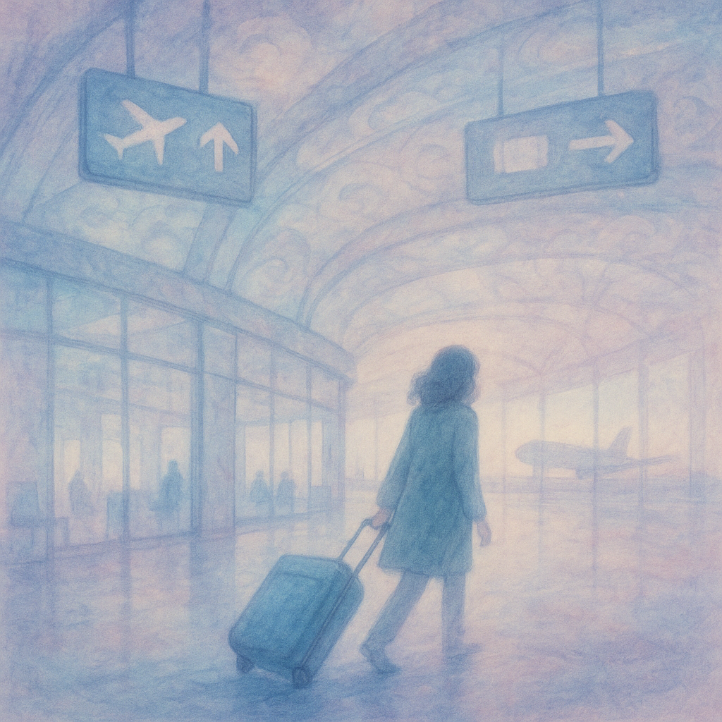 A Neutral take on the dream of the lost suitcase